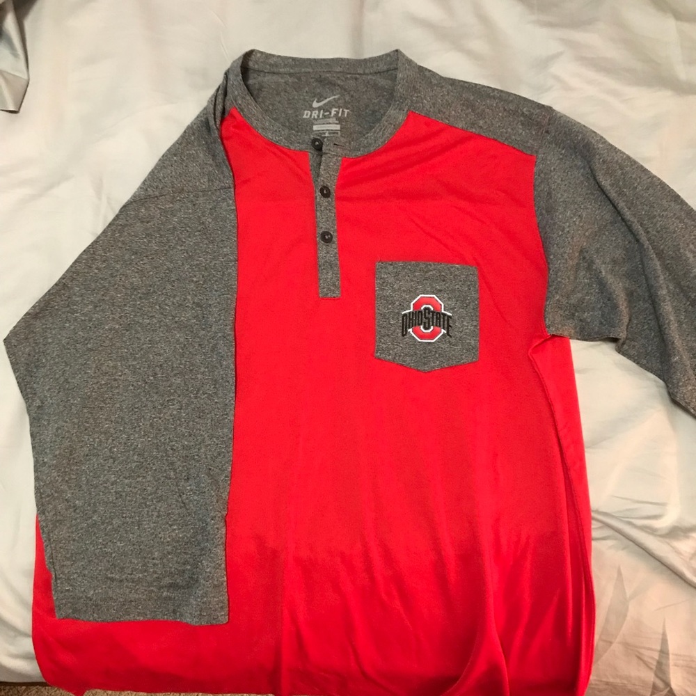 Ohio State Dri-fit Mens L Ragland T-Shirt.